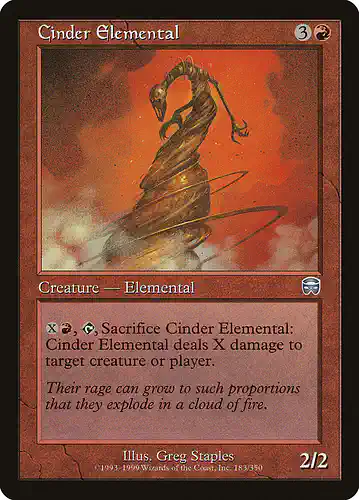 Cinder Elemental - mmq Spoiler