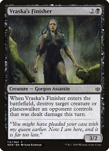 Vraska's Finisher - war Spoiler
