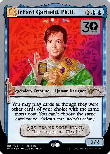 Richard Garfield, Ph.D. - 30a Spoiler