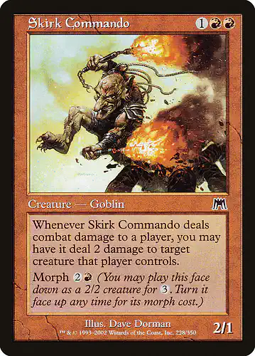 Skirk Commando - ons Spoiler