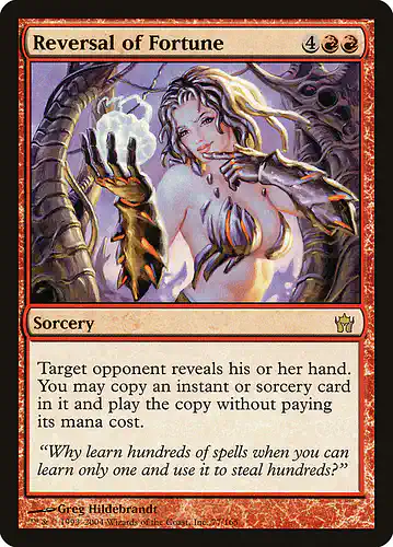 Reversal of Fortune - 5dn Spoiler