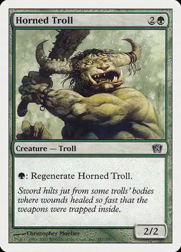 Horned Troll - 8ed Spoiler