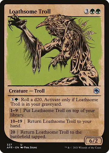 Loathsome Troll - afr Spoiler
