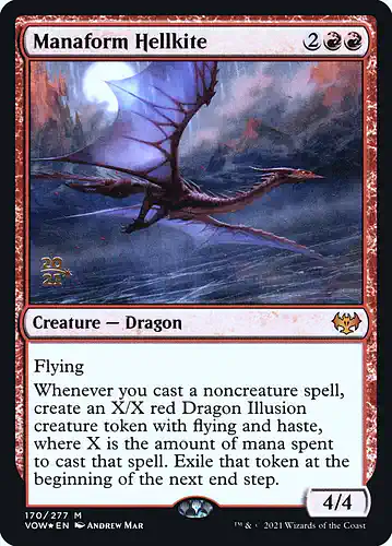 Manaform Hellkite - vow Spoiler