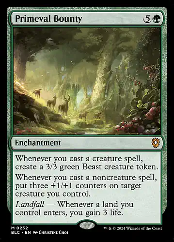 Primeval Bounty - blc Spoiler