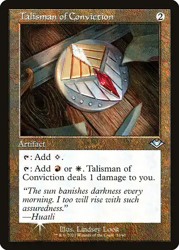 Talisman of Conviction - h1r Spoiler
