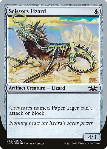 Scissors Lizard - und Spoiler