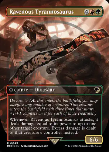 Ravenous Tyrannosaurus - rex Spoiler