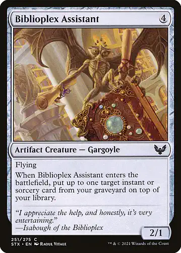Biblioplex Assistant - stx Spoiler