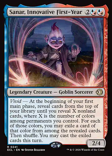 Sanar, Innovative First-Year - ecl Spoiler