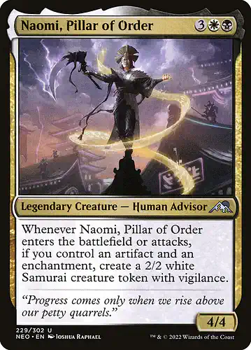 Naomi, Pillar of Order - neo Spoiler