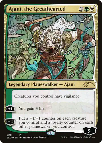 Ajani, the Greathearted - sld Spoiler
