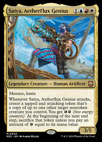 Satya, Aetherflux Genius - m3c Spoiler