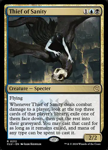Thief of Sanity - clu Spoiler