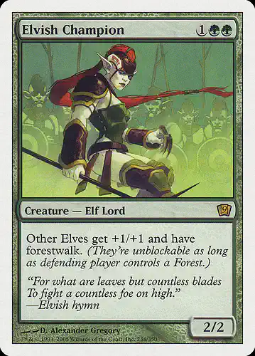 Elvish Champion - 9ed Spoiler