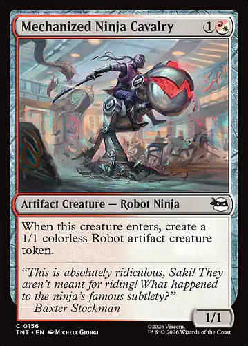 Mechanized Ninja Cavalry - tmt Spoiler