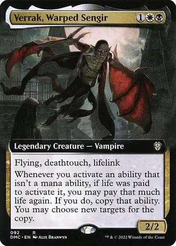 Verrak, Warped Sengir - dmc Spoiler