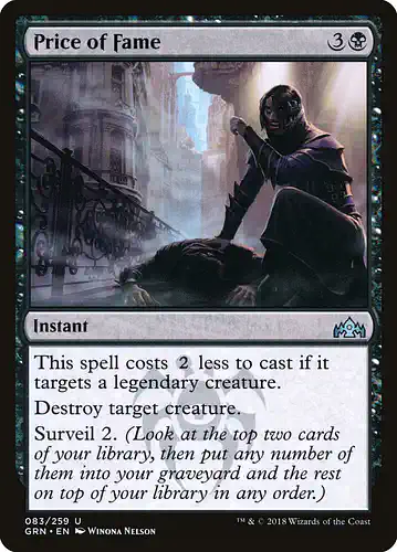 Price of Fame - grn Spoiler