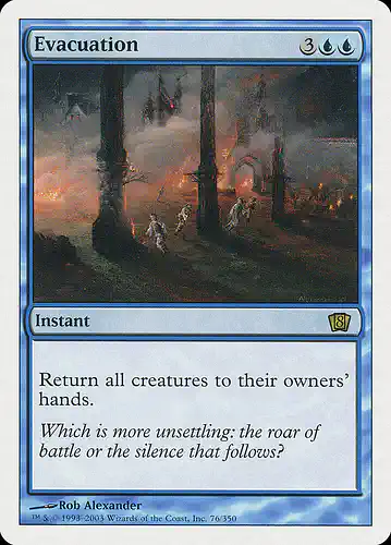 Evacuation - 8ed Spoiler