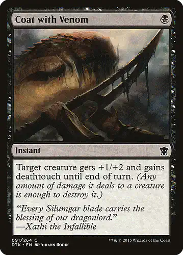 Coat with Venom - dtk Spoiler
