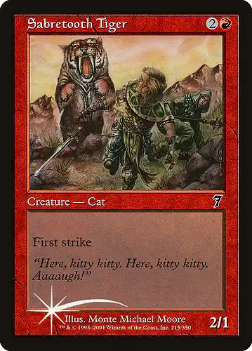 Sabretooth Tiger - 7ed Spoiler