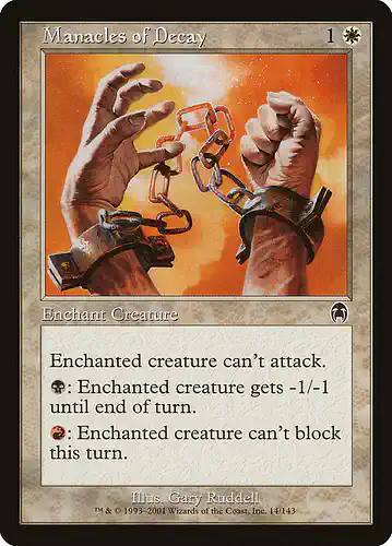 Manacles of Decay - apc Spoiler