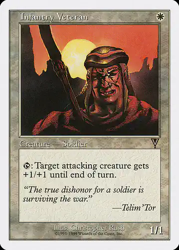 Infantry Veteran - brb Spoiler
