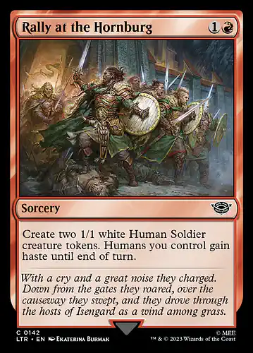 Rally at the Hornburg - ltr Spoiler