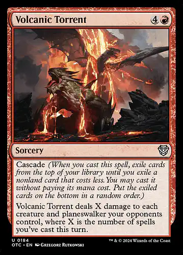 Volcanic Torrent - otc Spoiler