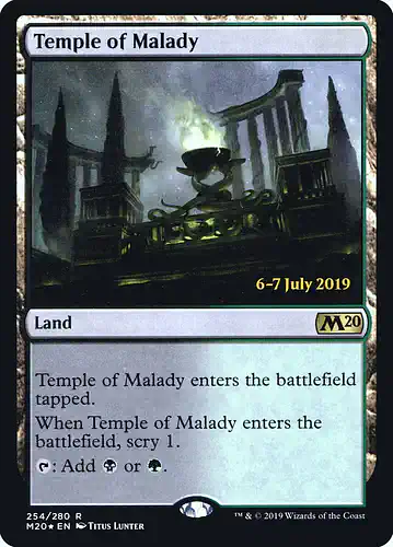 Temple of Malady - m20 Spoiler