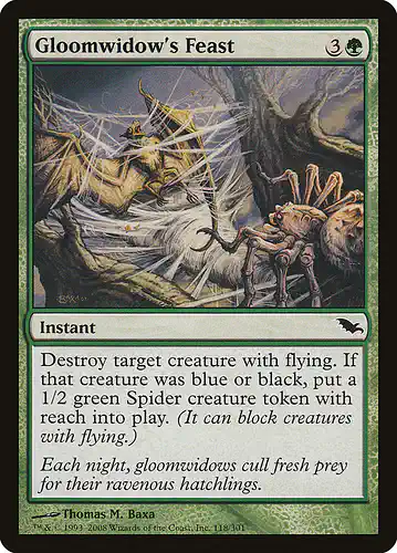 Gloomwidow's Feast - shm Spoiler