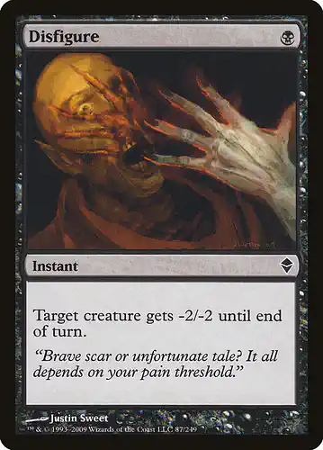 Disfigure - zen Spoiler