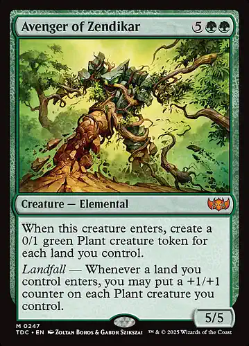 Avenger of Zendikar - tdc Spoiler