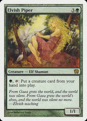 Elvish Piper - 9ed Spoiler