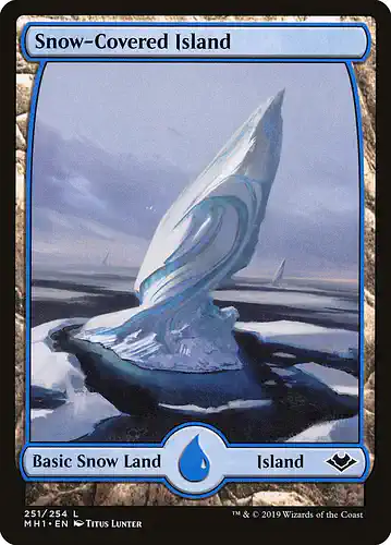 Snow-Covered Island - mh1 Spoiler