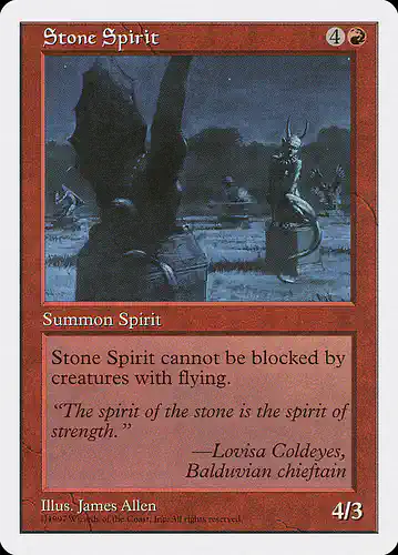 Stone Spirit - 5ed Spoiler