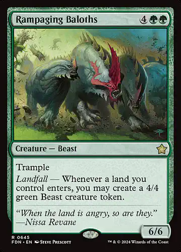Rampaging Baloths - fdn Spoiler