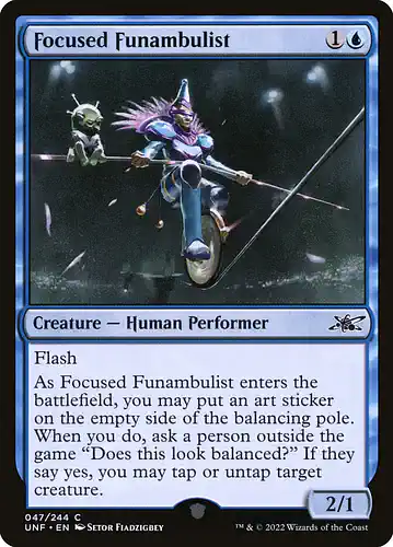 Focused Funambulist - unf Spoiler