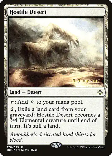 Hostile Desert - hou Spoiler