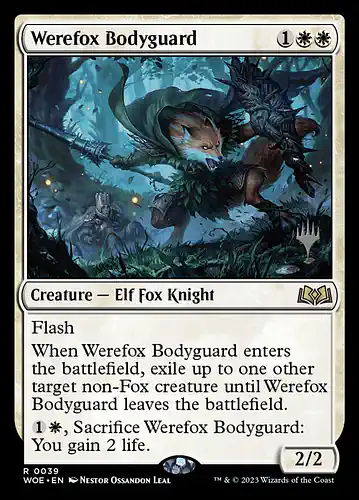 Werefox Bodyguard - woe Spoiler