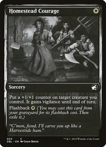 Homestead Courage - dbl Spoiler