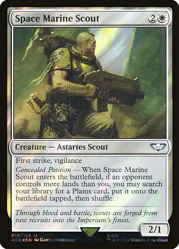 Space Marine Scout - 40k Spoiler