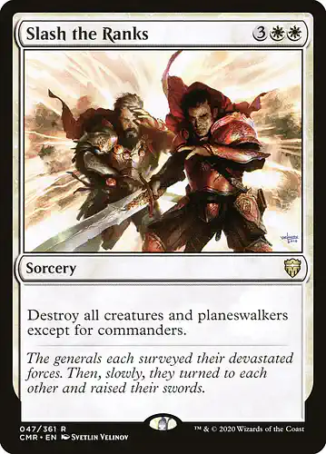 Slash the Ranks - cmr Spoiler