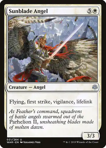 Sunblade Angel - war Spoiler
