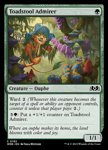 Toadstool Admirer - woe Spoiler