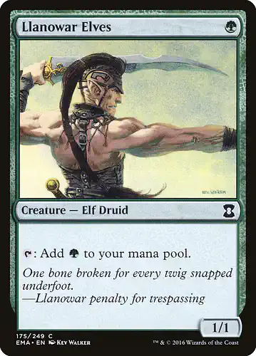 Llanowar Elves - ema Spoiler