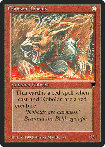 Crimson Kobolds - leg Spoiler