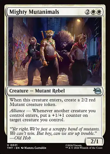 Mighty Mutanimals - tmt Spoiler