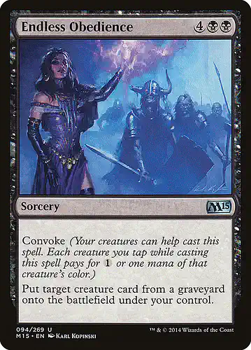 Endless Obedience - m15 Spoiler