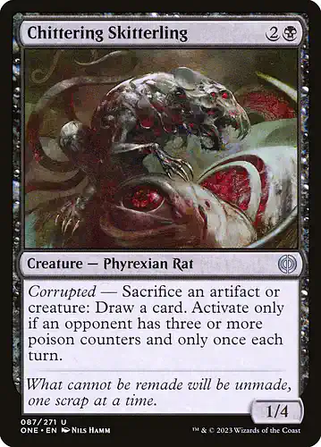 Chittering Skitterling - one Spoiler